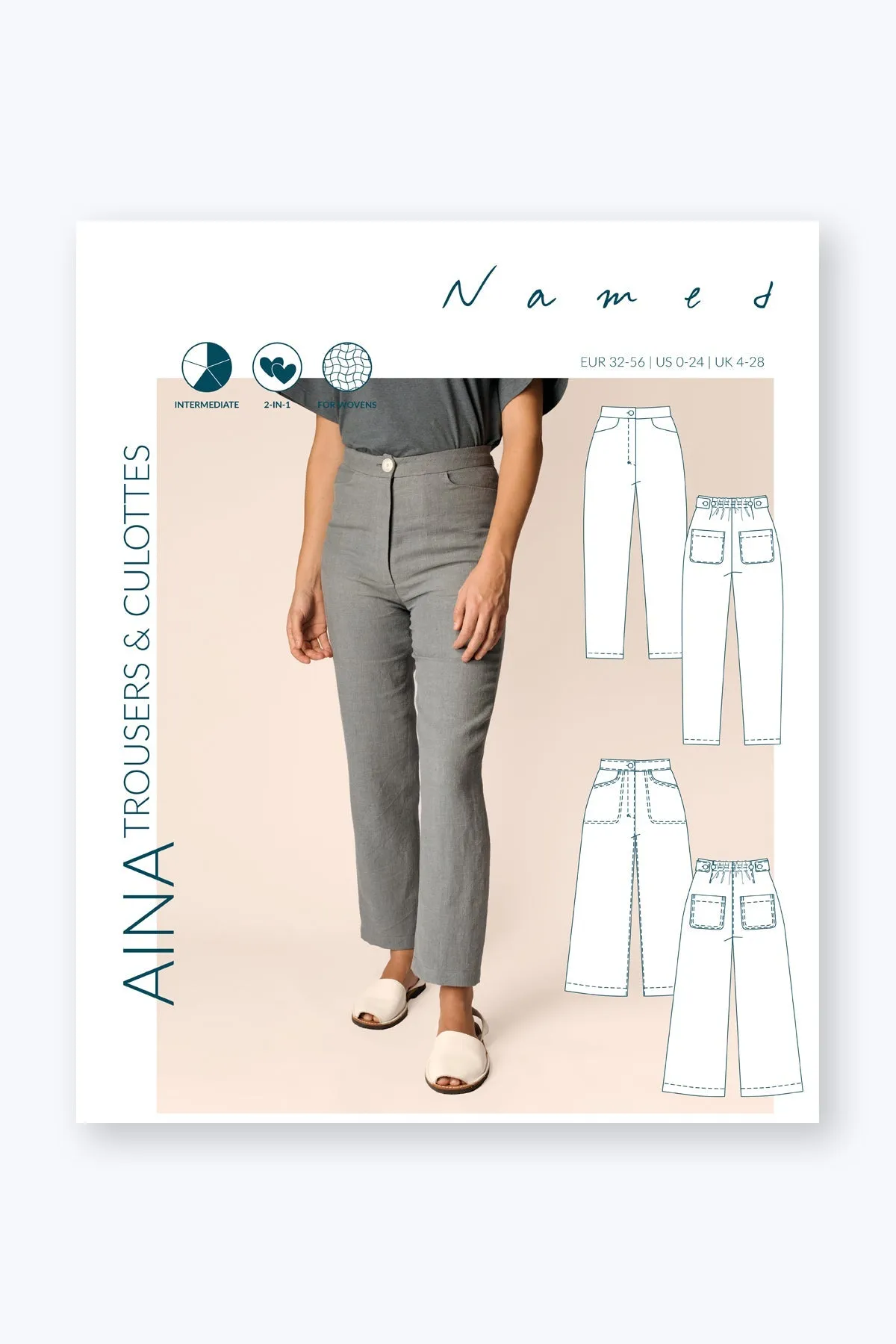 Aina Culottes - Named Clothing - Sewing Pattern