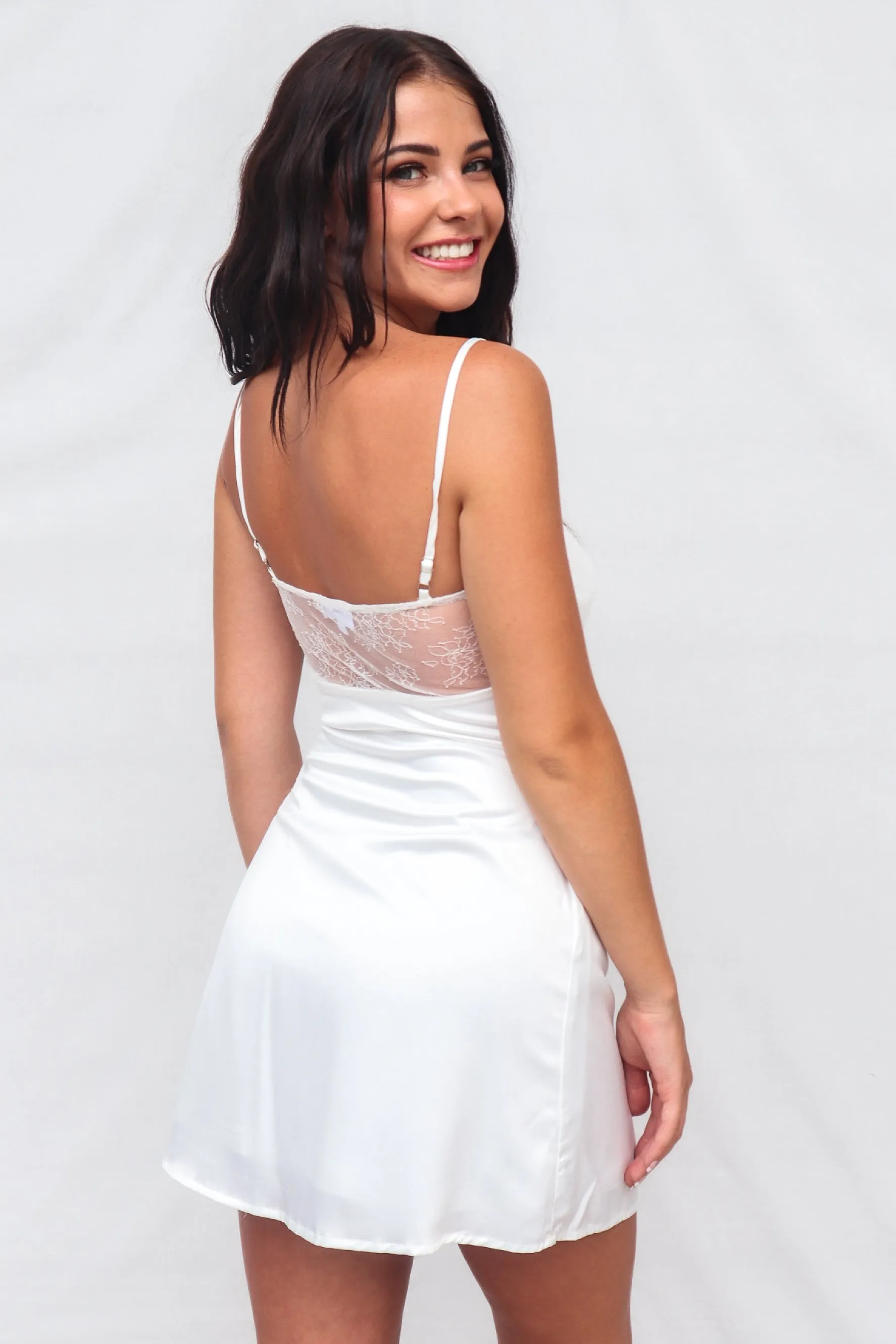 Alaina Mini Dress - White