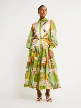 Alemais Jerome Shirtdress in Multi