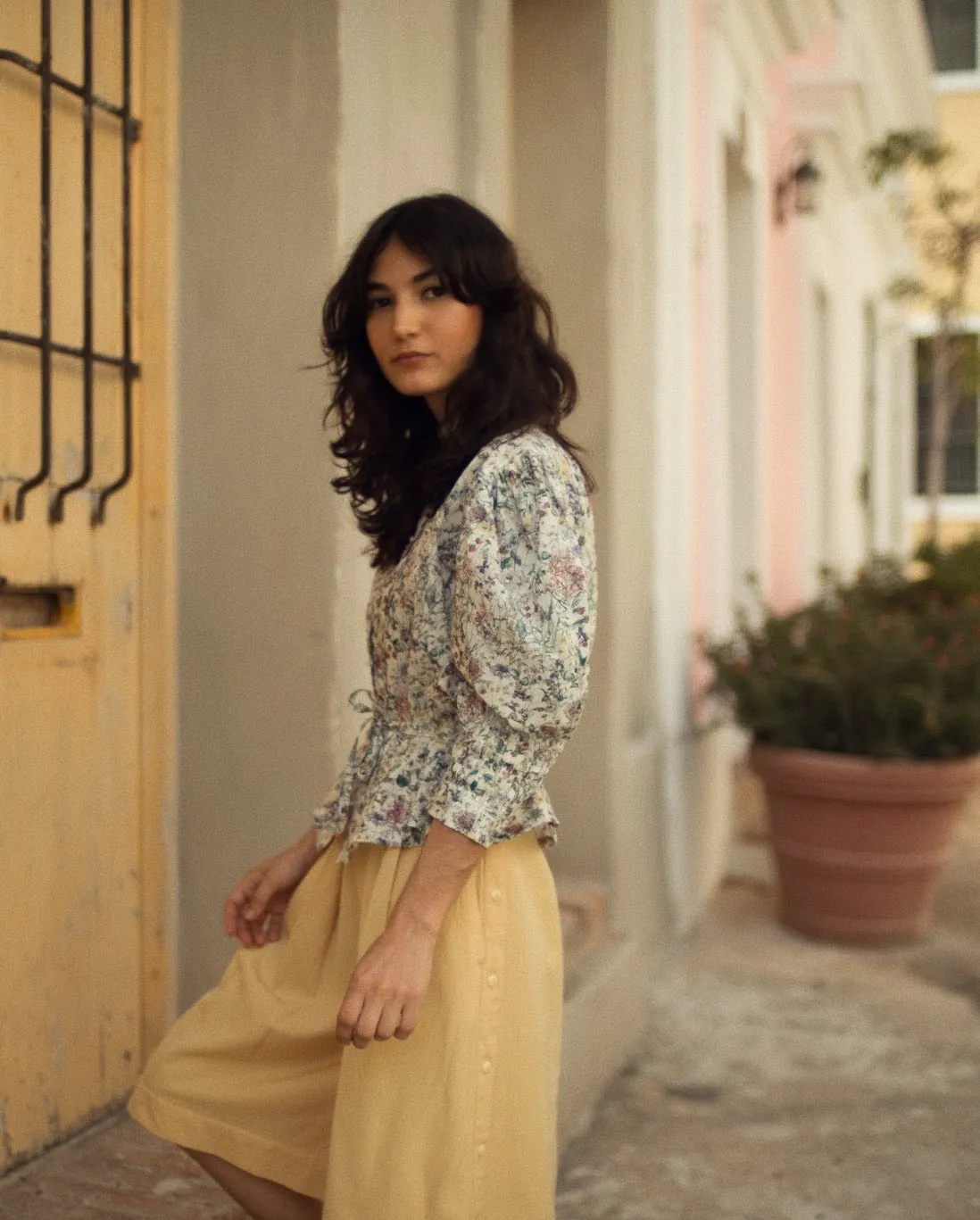 Alexandra blouse in wildflowers Liberty fabric