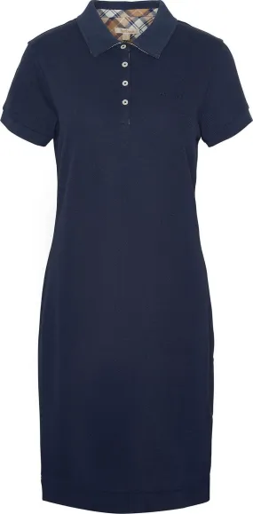 Barbour Women&#x27;s Polo Dress Navy/Primrose Hessian | Buy Barbour Women&#x27;s Polo Dress Navy/Primrose Hessian here | Outnorth