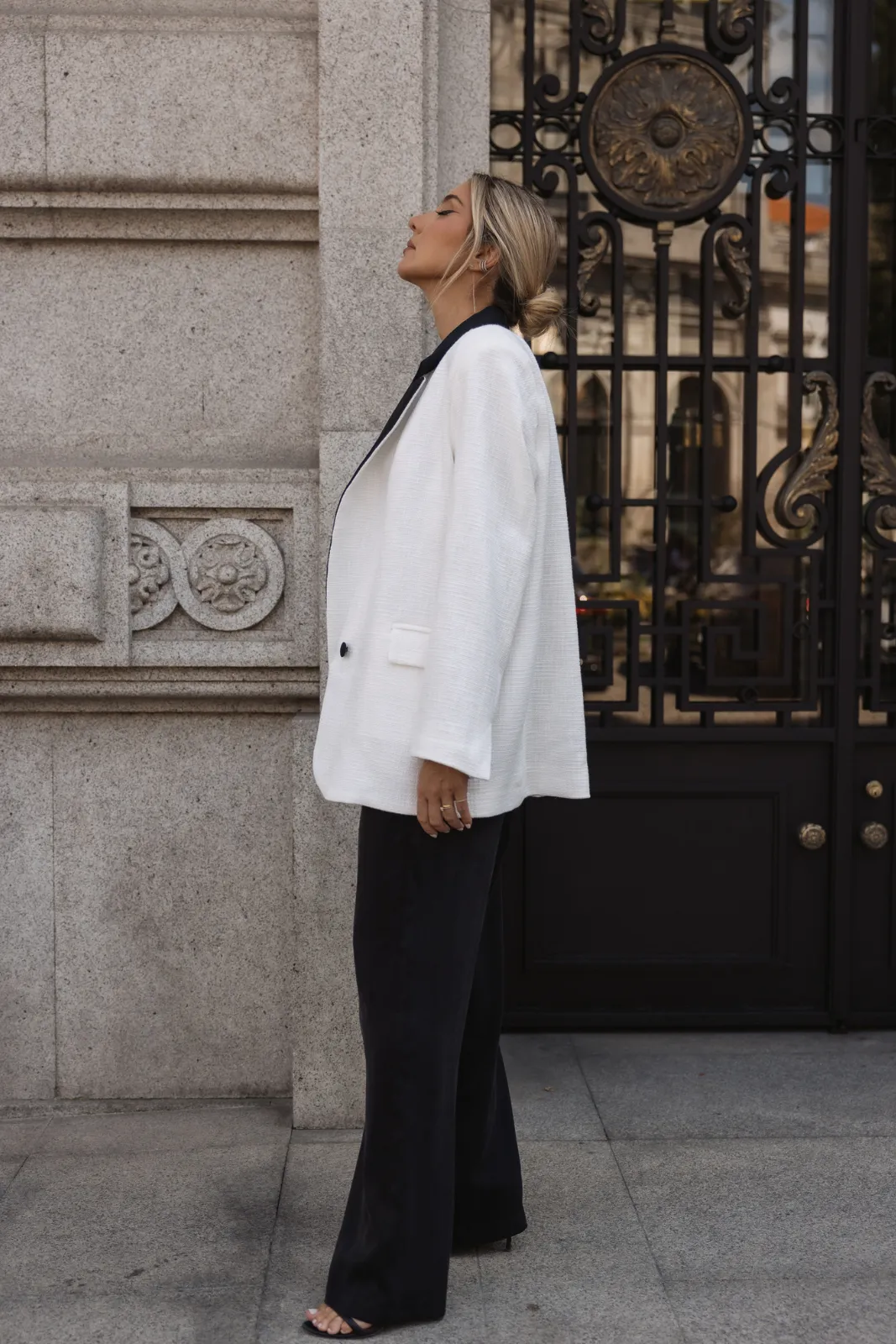 BLAZER OVERSIZED BRANCO