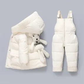 Children's Down Jacket Cartoon Extra Thick Coat