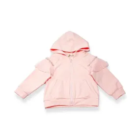 Embellished Hooded Jacket -Pink