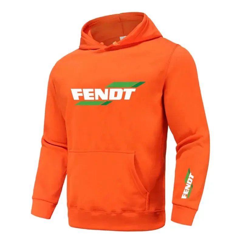 Fashion Hoodie Men Fashion Tractor FENDT Sweatshirt with Print Autumn Winter Streetwear Men Women Casual Pullover Hoody Male