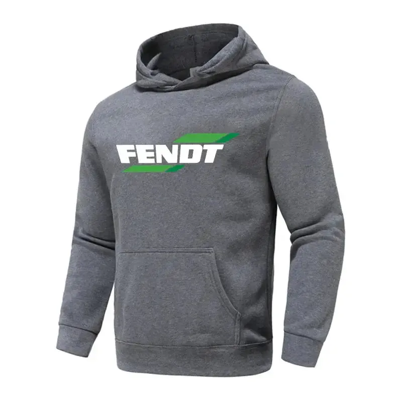 Fashion Hoodie Men Fashion Tractor FENDT Sweatshirt with Print Autumn Winter Streetwear Men Women Casual Pullover Hoody Male