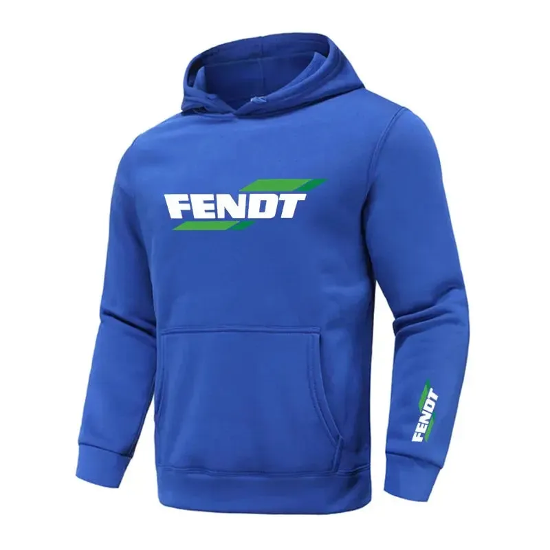 Fashion Hoodie Men Fashion Tractor FENDT Sweatshirt with Print Autumn Winter Streetwear Men Women Casual Pullover Hoody Male