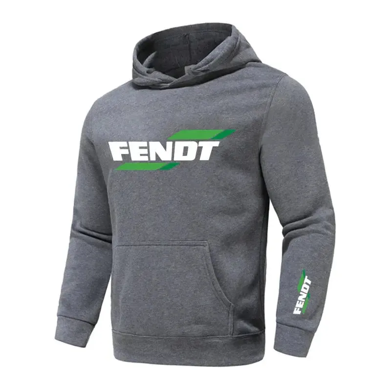 Fashion Hoodie Men Fashion Tractor FENDT Sweatshirt with Print Autumn Winter Streetwear Men Women Casual Pullover Hoody Male