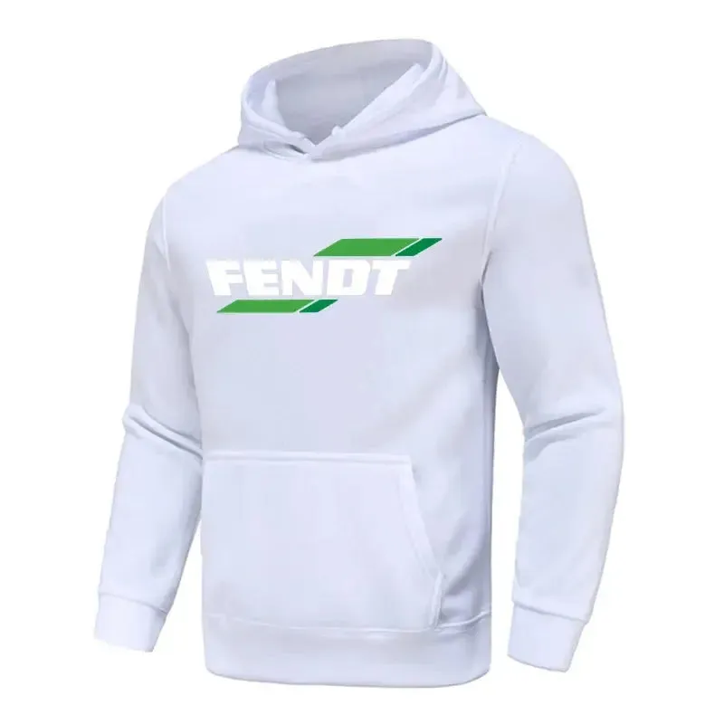 Fashion Hoodie Men Fashion Tractor FENDT Sweatshirt with Print Autumn Winter Streetwear Men Women Casual Pullover Hoody Male