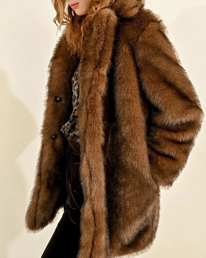 FAUX FUR COAT