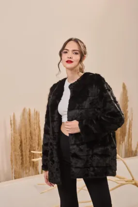 Fur Coat – Black – Warm