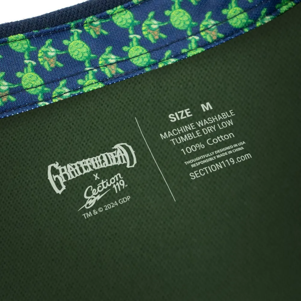 Grateful Dead |  Pique Polo | Green with Turtles