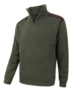 Hoggs Hebrides Zip Neck Windproof Pullover Loden