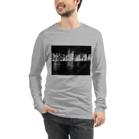 Hong Kong City Skyline Long Sleeve Tee