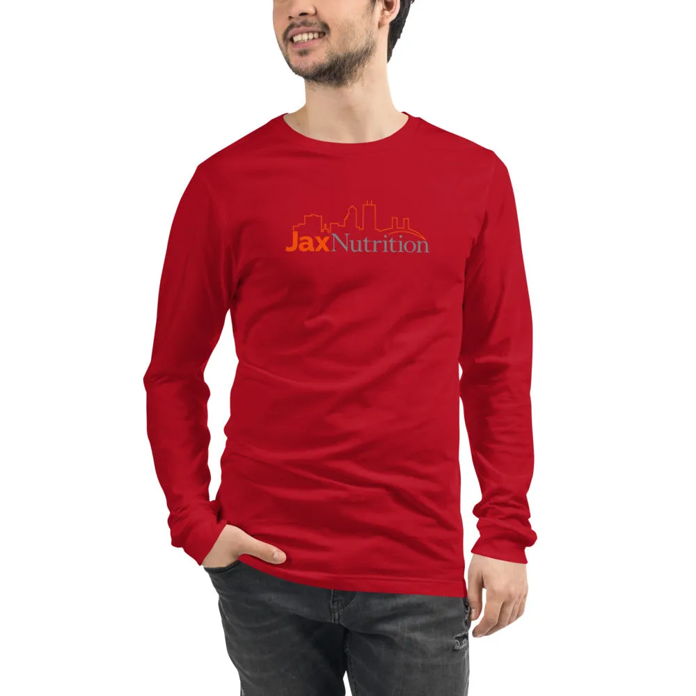 Jax Nutrition Full Color Logo Unisex Long Sleeve Tee | Bella   Canvas 3501