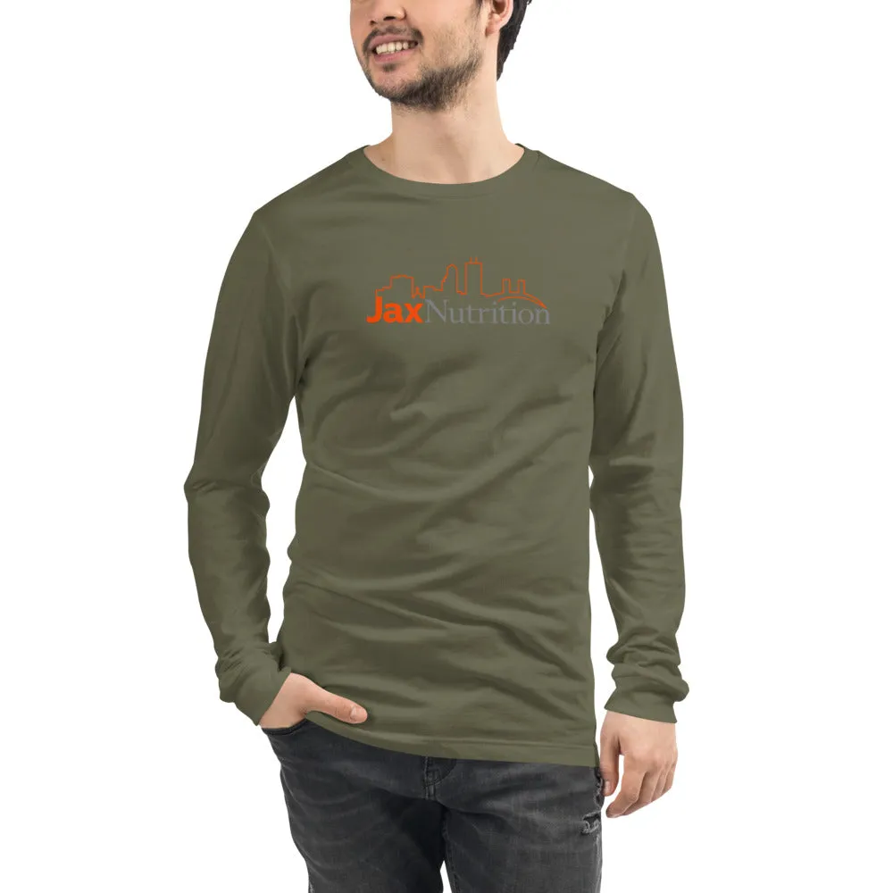 Jax Nutrition Full Color Logo Unisex Long Sleeve Tee | Bella   Canvas 3501