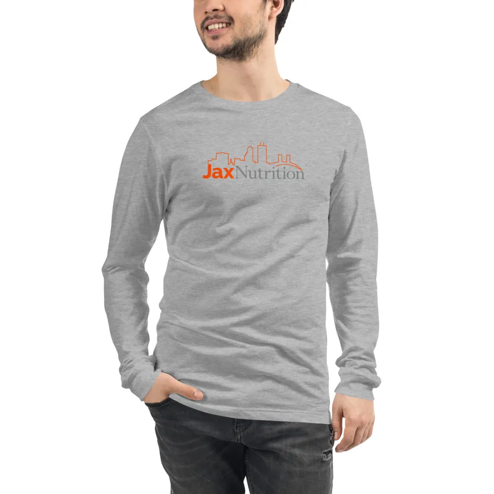 Jax Nutrition Full Color Logo Unisex Long Sleeve Tee | Bella   Canvas 3501