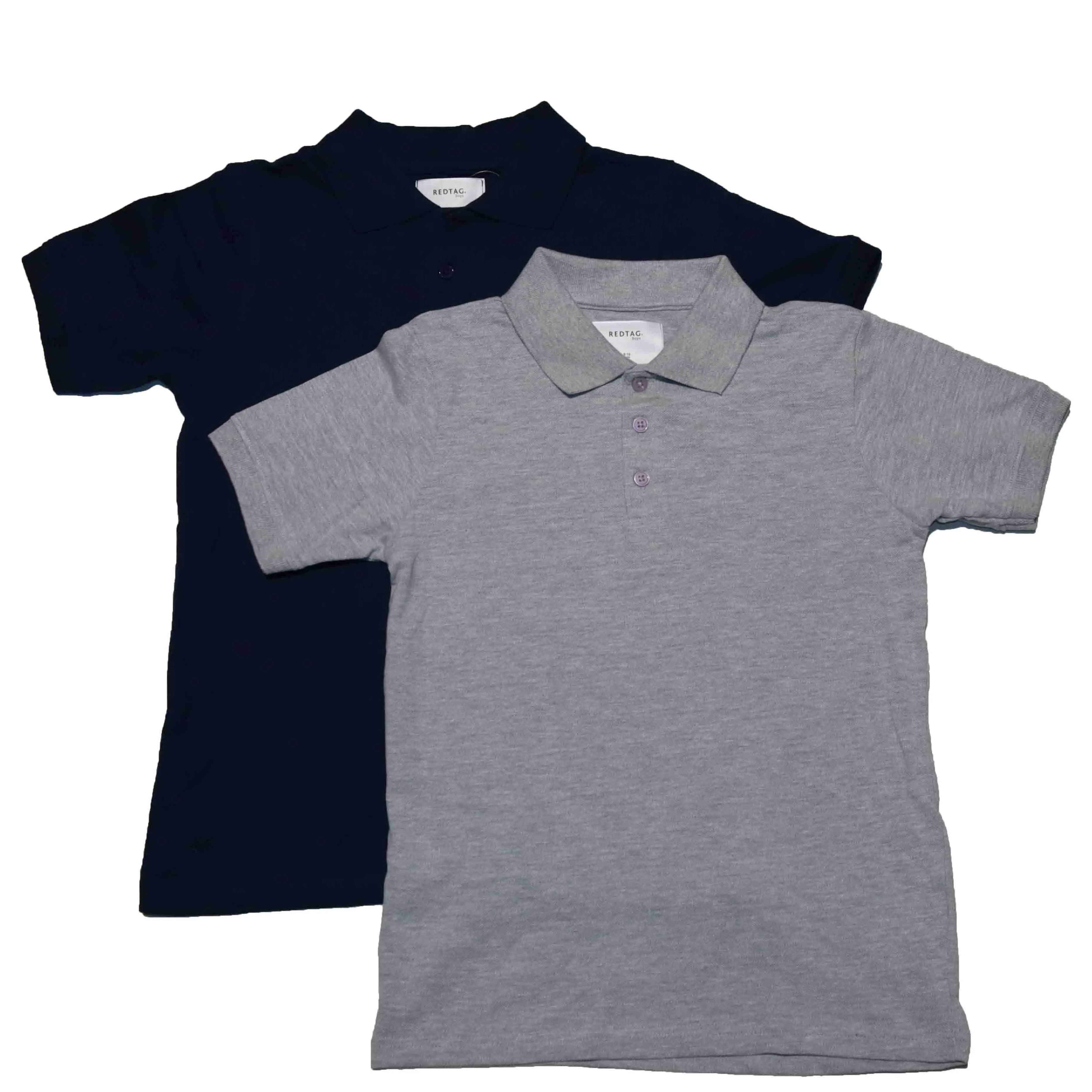 Navy blue and Grey 2 Pc Polo