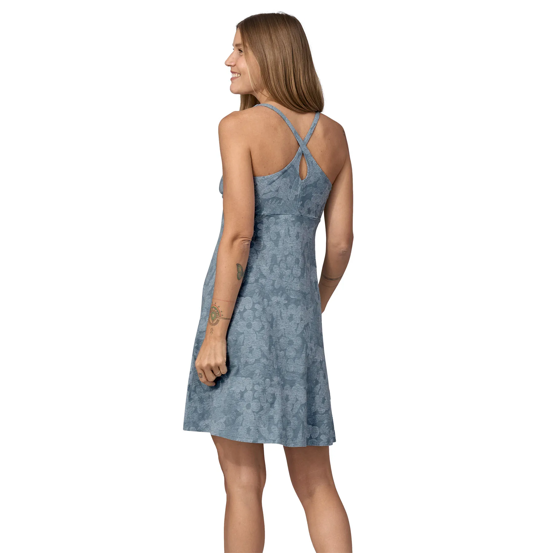 Patagonia Women&#x27;s Amber Dawn Dress Channeling Spring: Light Plume Grey | Buy Patagonia Women&#x27;s Amber Dawn Dress Channeling Spring: Light Plume Grey here | Outnorth