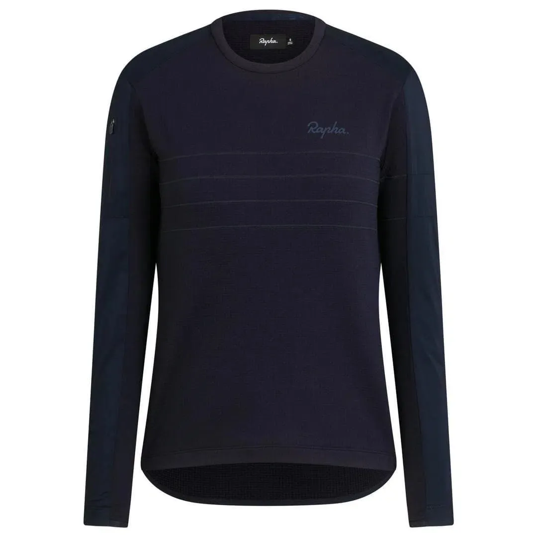 RAPHA WOMEN EXPLORE LONG SLEEVE PULLOVER - Dark Navy