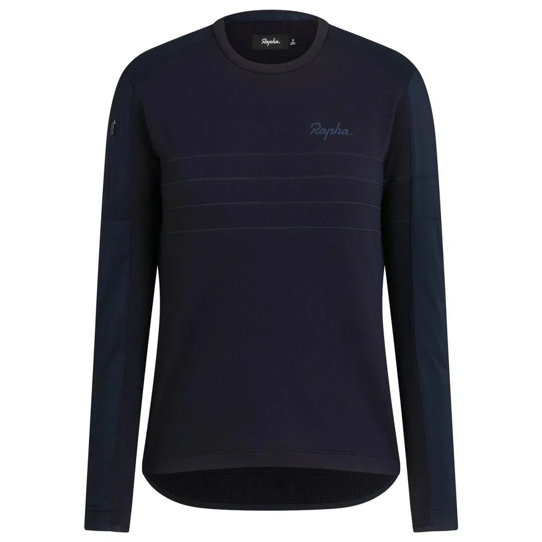 RAPHA WOMEN EXPLORE LONG SLEEVE PULLOVER - Dark Navy