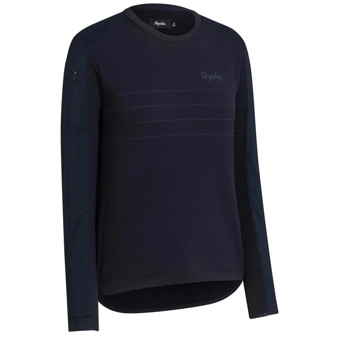 RAPHA WOMEN EXPLORE LONG SLEEVE PULLOVER - Dark Navy