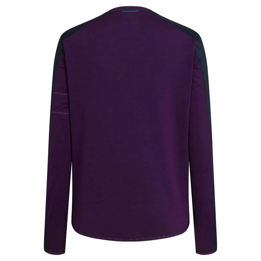 RAPHA WOMEN EXPLORE LONG SLEEVE PULLOVER - Dark Purple