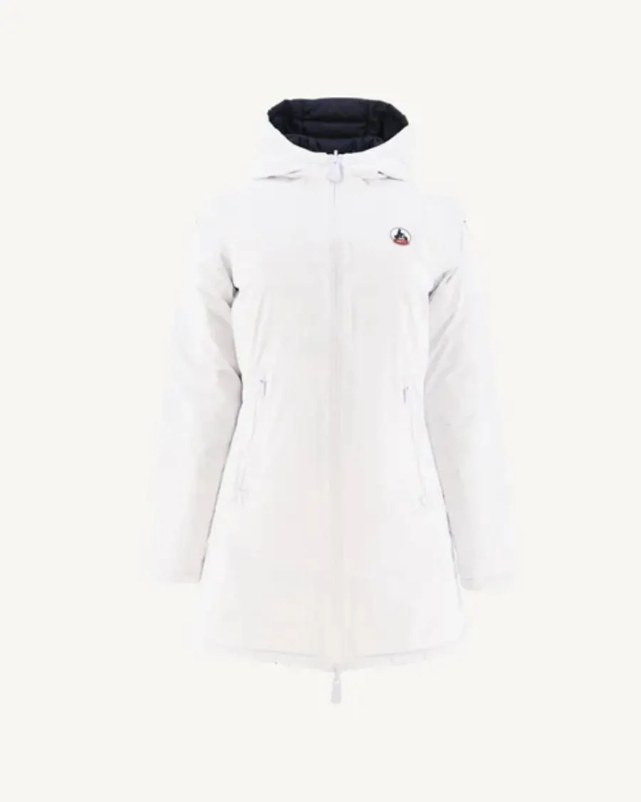 Reversible Coat Moscou Blanc-Marine