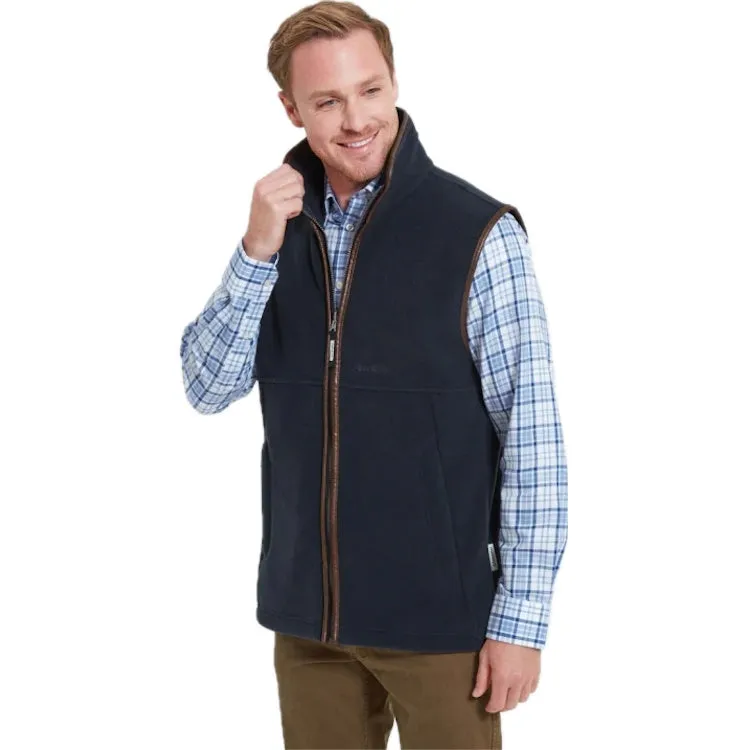 Schoffel Oakham Fleece Gilet - Navy