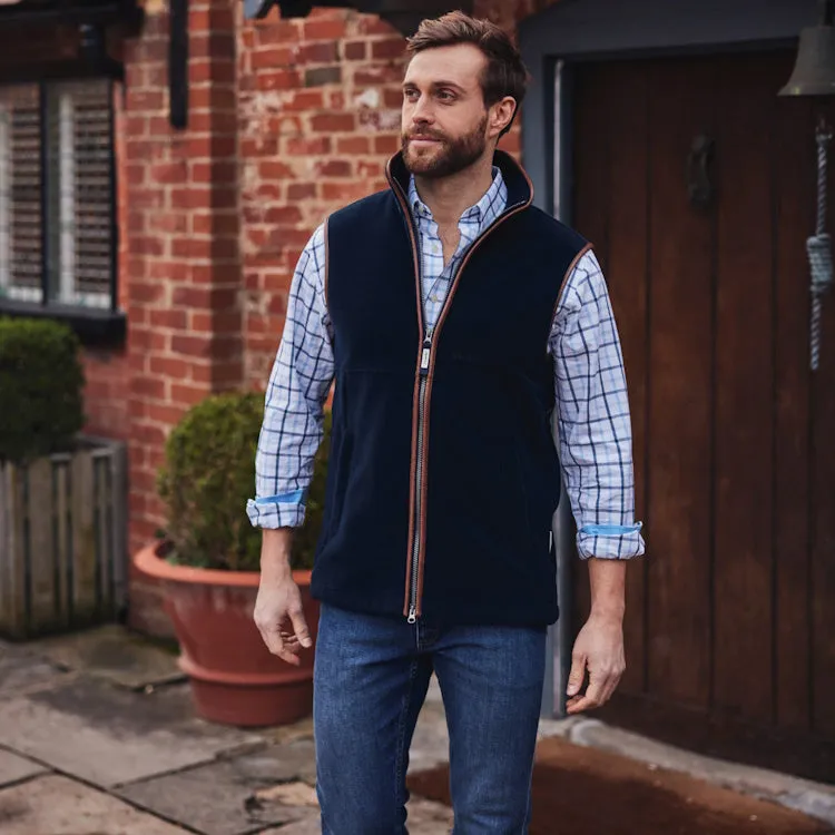 Schoffel Oakham Fleece Gilet - Navy