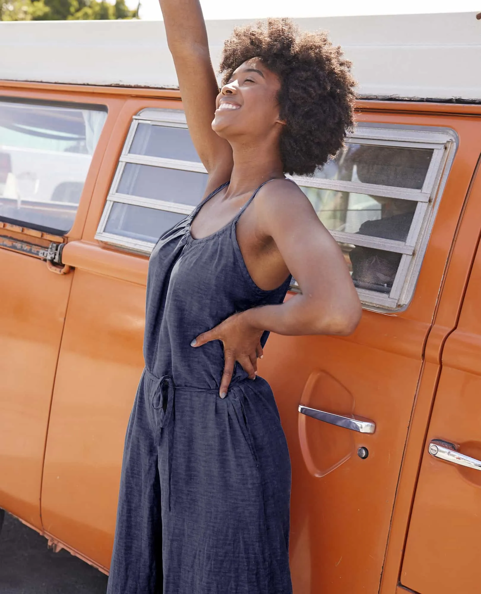 Taj Hemp Strappy Jumpsuit