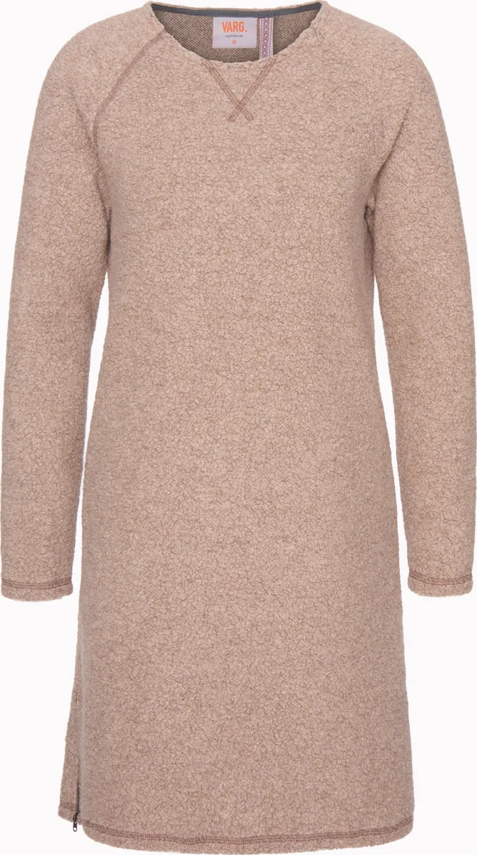 Varg Women&#x27;s Fårö Wool Dress Winter Sand | Buy Varg Women&#x27;s Fårö Wool Dress Winter Sand here | Outnorth