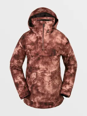 Womens Fern Insulated Gore Pullover - Pink Salt Wash