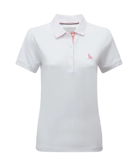 Women's St Ives Polo Shirt Multi - White